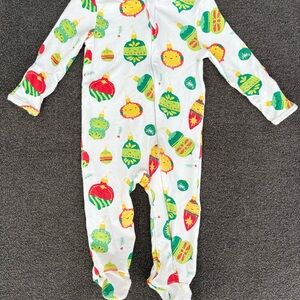 Festive Ornament Print Kids One Piece